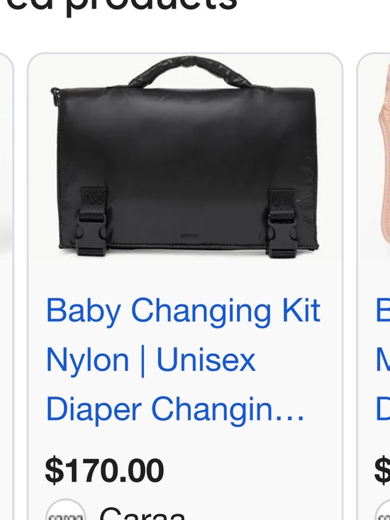 caraa Handbags - Caraa baby, changing kit, black, barely used
